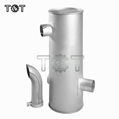 TOT  E325D Excavator 3116 Engine Exhaust Muffler ISO9001