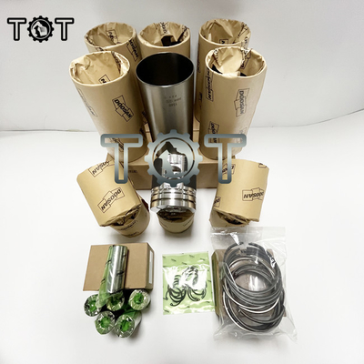Doosan Excavator Engine Parts DH300-5 DH300-7 DH370-7 Cylinder Liner Piston Ring Liner Set