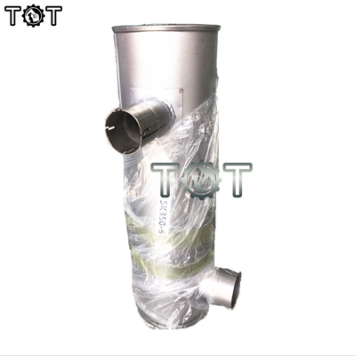 KOBELCO SK350-6 6D34 EXcavator Engine Exhaust Aluminum Muffler Silencer