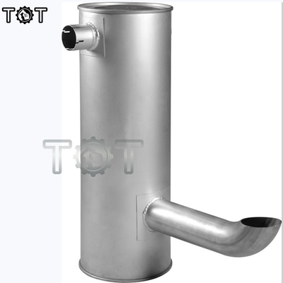 KATO HD1430 Excavator Motor Vehicle Mufflers For 6D24 Engine