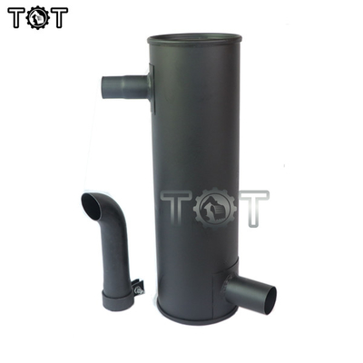 Double Thicken E307 E70B 4D32 Excavator Muffler erpillar Exhaust Parts