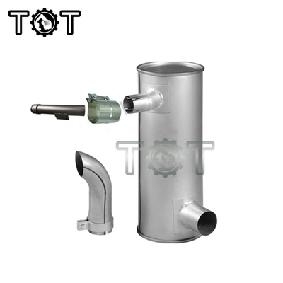 Aluminum Universal Muffler Silencer HD820 HD820-3 HD820-5 KATO Excavator Muffler