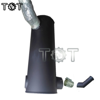  E330C C9 3306 Excavator Engine Exhaust Muffler Clamp Silencer