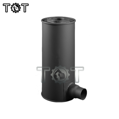 PC300-5 6D108 Bulldozer Engine Exhaust Muffler Aluminium Iron Komatsu Muffler