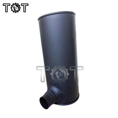 PC300-5 6D108 Bulldozer Engine Exhaust Muffler Aluminium Iron Komatsu Muffler