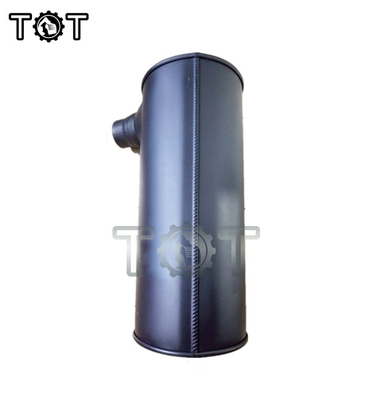 PC300-5 6D108 Bulldozer Engine Exhaust Muffler Aluminium Iron Komatsu Muffler