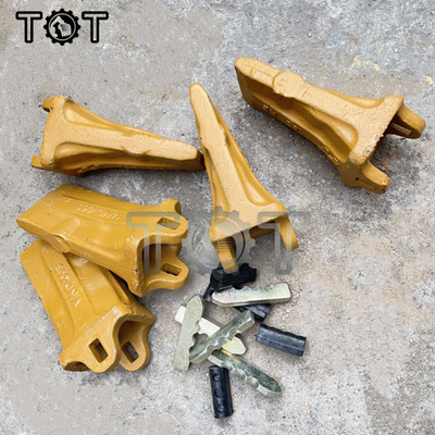 Yellow Vertical Excavator Bucket Teeth 18S PC30 YM30 PC40 Bucket Tooth Pins